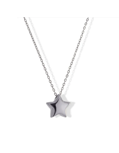 Collar Anartxy Estrella Plateado