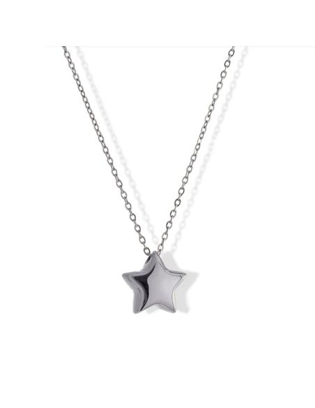 Collar Anartxy Estrella Plateado