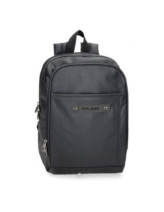 Mochila Portaordenador Pepe Jeans 2 Compartimentos Hatfield Negro