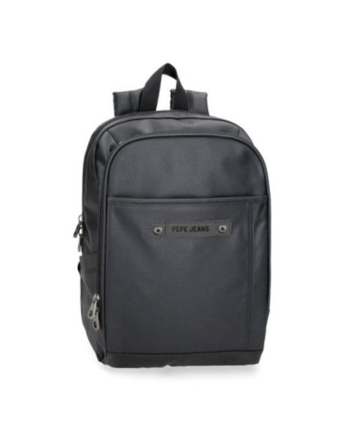 Mochila Portaordenador Pepe Jeans 2 Compartimentos Hatfield Negro