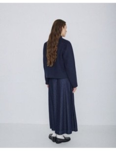 Falda maxi Yerse denim azul oscuro 2