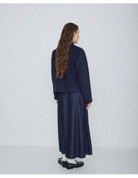 Falda maxi Yerse denim azul oscuro
