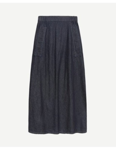 Falda maxi Yerse denim azul oscuro