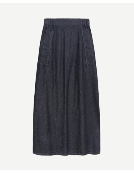 Falda maxi Yerse denim azul oscuro