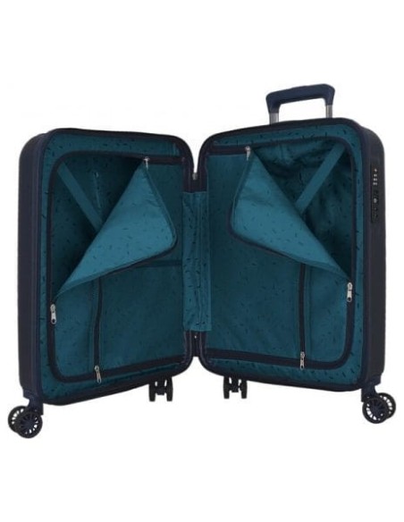 Maleta Movom Cabina Wood Azul Marino