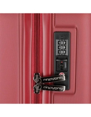 Maleta Movom Cabina Wood Rojo
