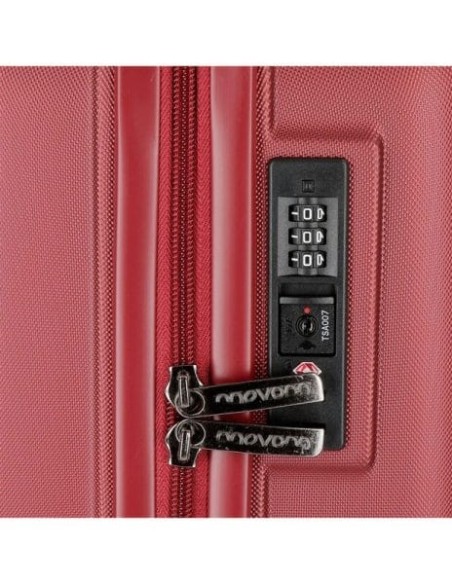 Maleta Movom Cabina Wood Rojo