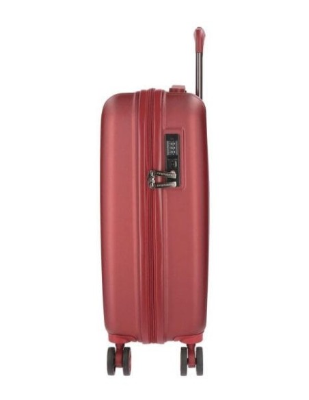 Maleta Movom Cabina Wood Rojo