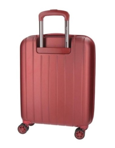 Maleta Movom Cabina Wood Rojo