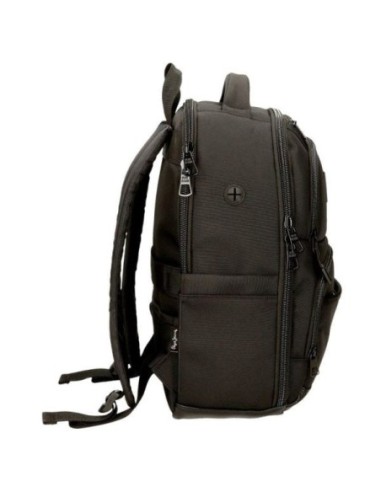 Mochila Portaordenador Pepe Jeans Leighton Negro
