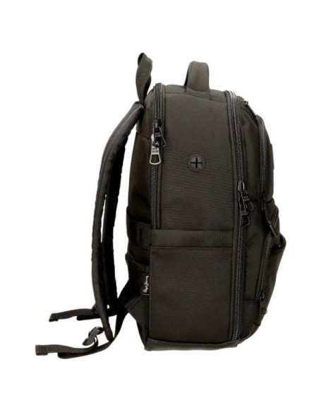 Mochila Portaordenador Pepe Jeans Leighton Negro