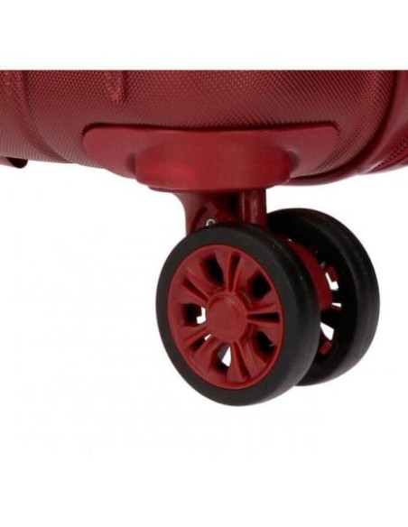 Maleta Mediana Movom Wood Rojo