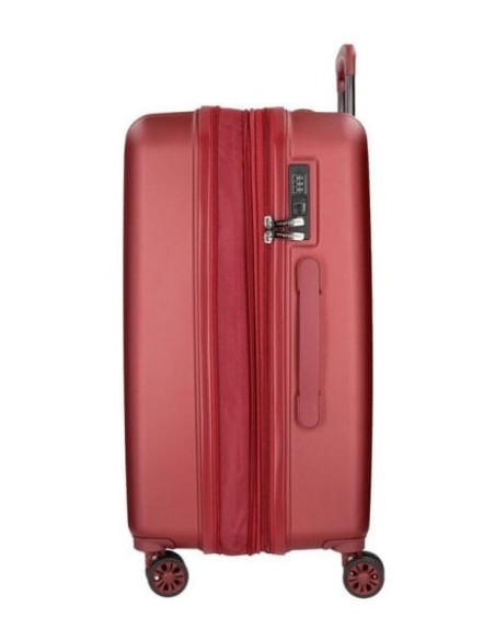 Maleta Mediana Movom Wood Rojo