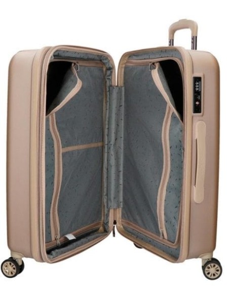 Maleta Mediana Movom Wood Champagne