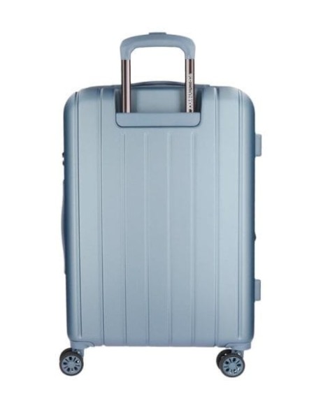 Maleta Movom Grande Wood Plata