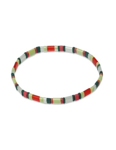 Pulsera Tila Anartxy verde y naranja