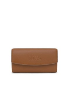 Billetera Grande TOUS Pocket Bloom Camel