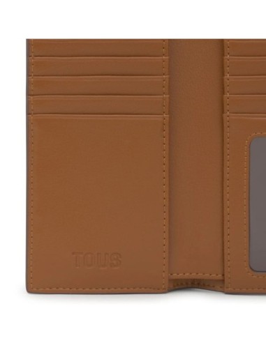 Billetera Grande TOUS Pocket Bloom Camel