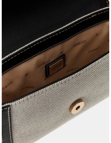 Mini bandolera GUESS Sebina Inscripción Logotipo Negro