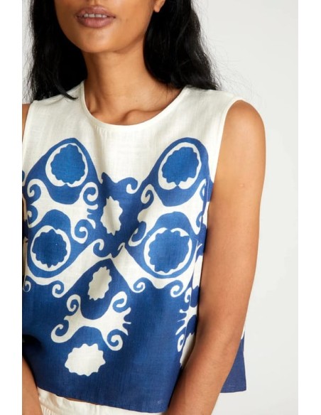 Top Corto WILD PONY Estampado Goa