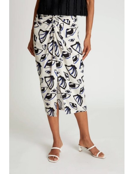 Falda Midi WILD PONY Etampado Pearl