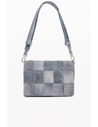 Bolso Desigual Trenzado Efecto Denim