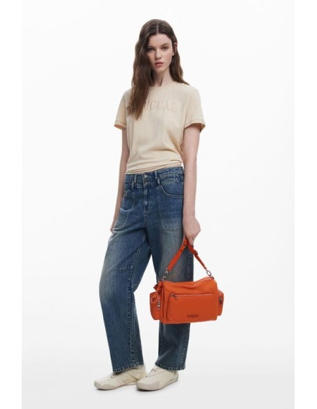 Bolso Desigual Bowling Naranja