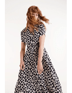 Vestido Midi Compañia Fantástica Estampado Terrazo 2
