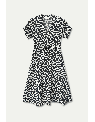 Vestido Midi Compañia Fantástica Estampado Terrazo
