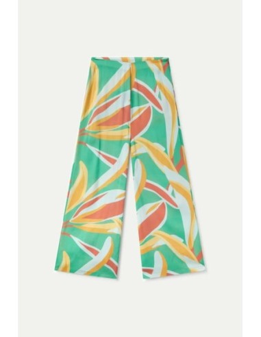 Pantalón Largo Amplio Wild Pony Estampado Bromelia