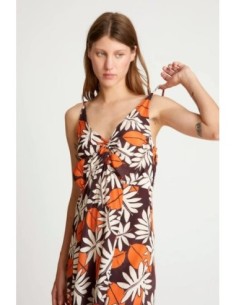Vestido Midi Wild Pony Estampado Vegetal 2