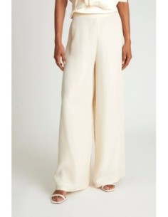 Pantalón Wild Pony Largo Ancho Blanco