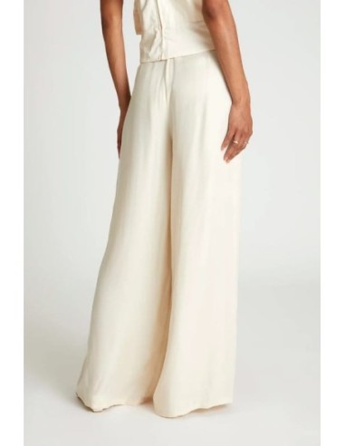 Pantalón Wild Pony Largo Ancho Blanco