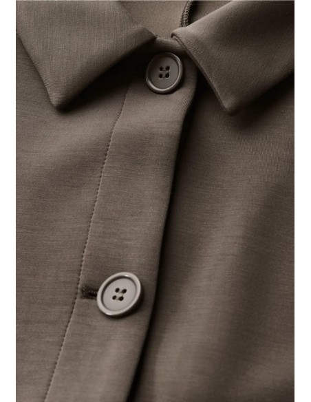 Chaqueta Street One Efecto Seda Marrón