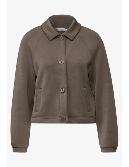 Chaqueta Street One Efecto Seda Marrón