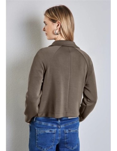 Chaqueta Street One Efecto Seda Marrón