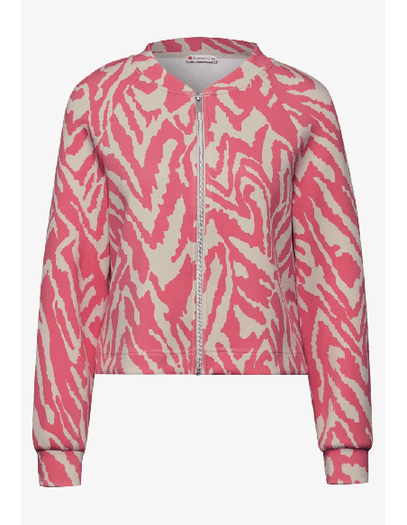Chaqueta Street One Efecto Seda Con Estampado