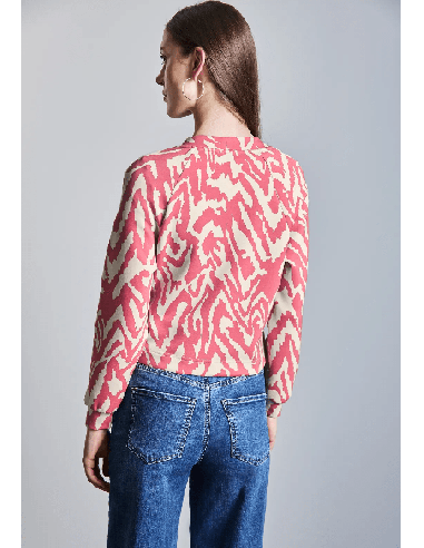 Chaqueta Street One Efecto Seda Con Estampado
