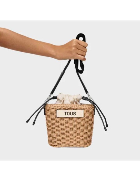 Bolso Saca Tous negro Scoubidou