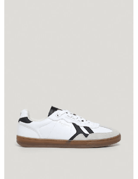 Zapatillas Pepe Jeans De Piel Ball Class Blanco