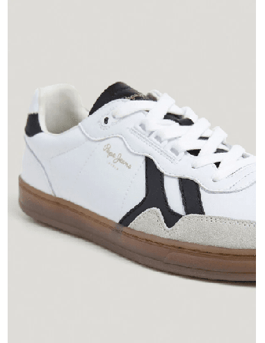 Zapatillas Pepe Jeans De Piel Ball Class Blanco