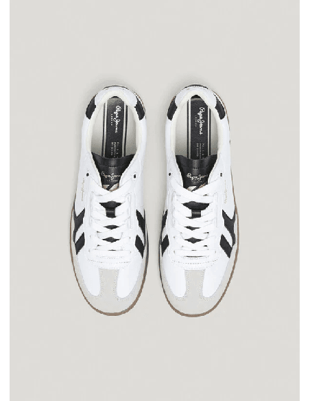 Zapatillas Pepe Jeans De Piel Ball Class Blanco