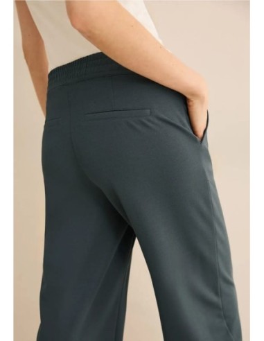 Pantalones CECIL Básicos Pierna Ancha Verde