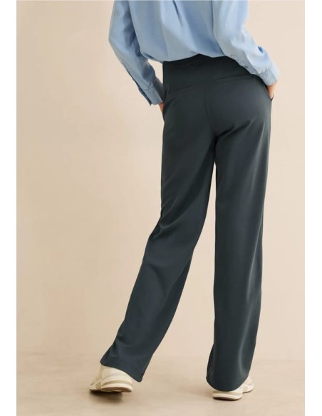 Pantalones CECIL Básicos Pierna Ancha Verde
