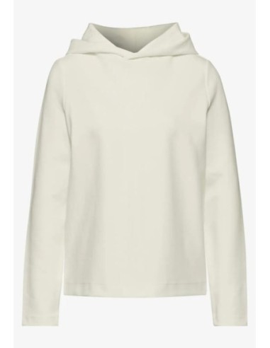 Sudadera Cecil Con Capucha De Sarga Crudo