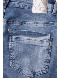 Vaqueros CECIL Pierna Recta Azul 2