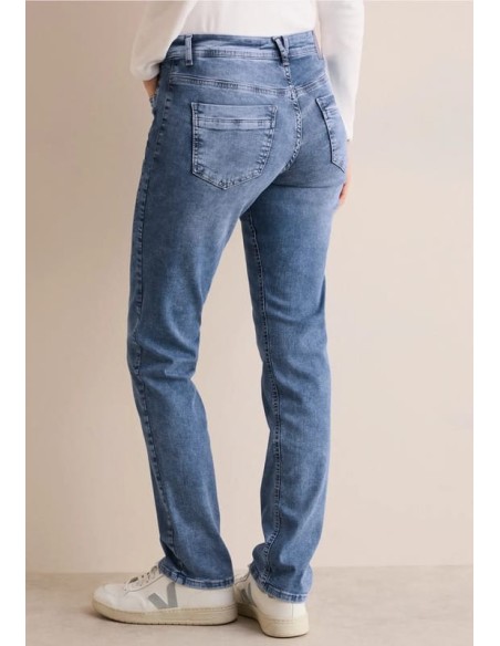 Vaqueros CECIL Pierna Recta Azul