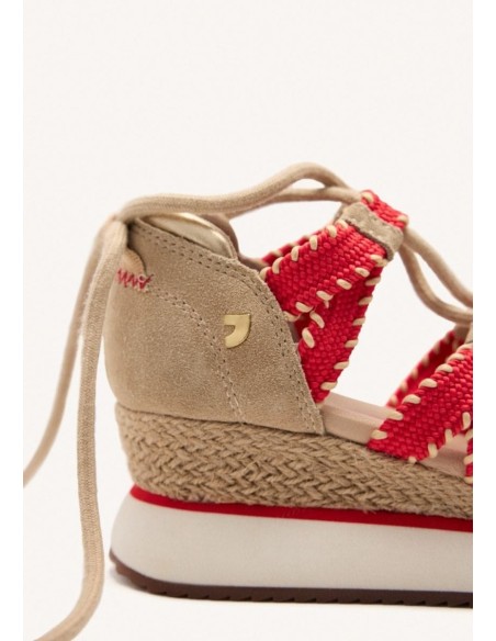 ZAPATILLAS ABIERTAS GIOSEPPO CUÑA RAFIA GRISWOLD