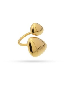 Anillo Anartxy Waves Two Dorado