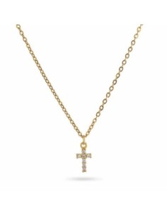 Collar Anartxy Charming Cross Dorado